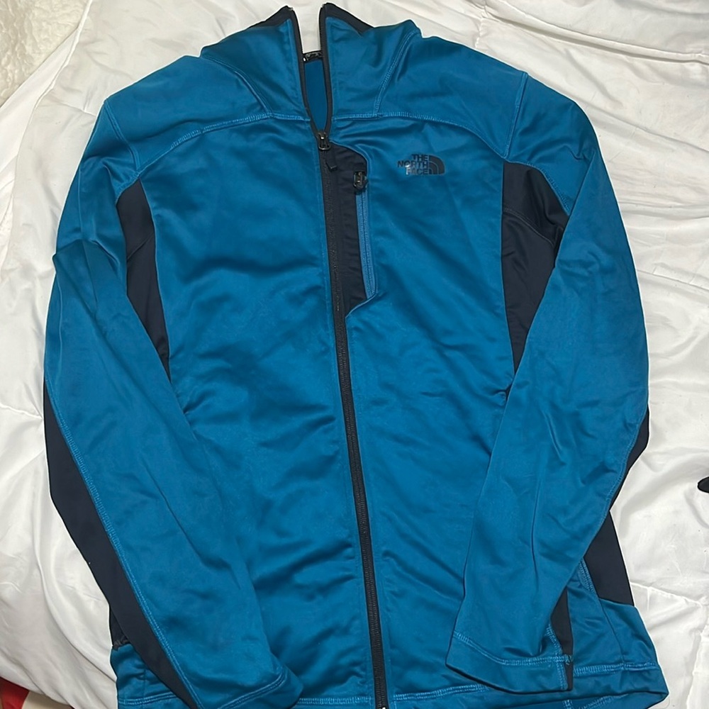 NORTH FACE Blue Fleece lined Jacket